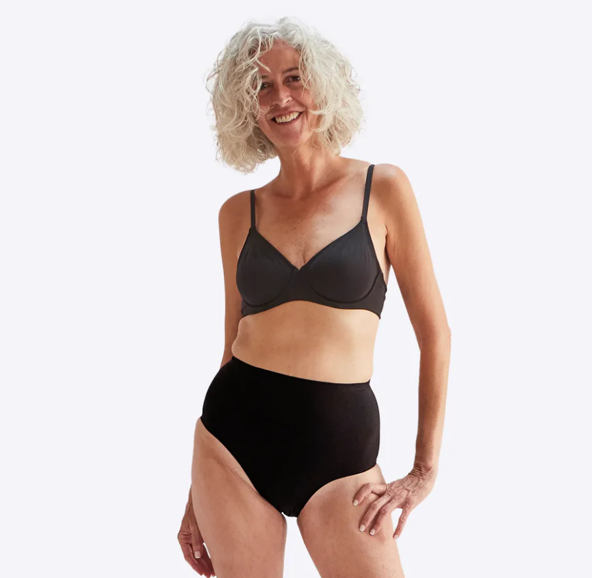 WUKA DryTech- incontiencia talle alto perdias ligeras  50ml  Negro - XS - L